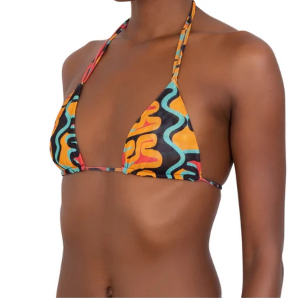 Vibrant Multicolor Swim Coverup Set - Picture 2 of 2
